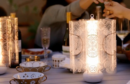 Centerpiece – An electric flower lights up your home and events
