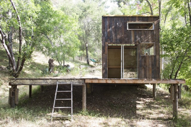 Cabane de bois architecte