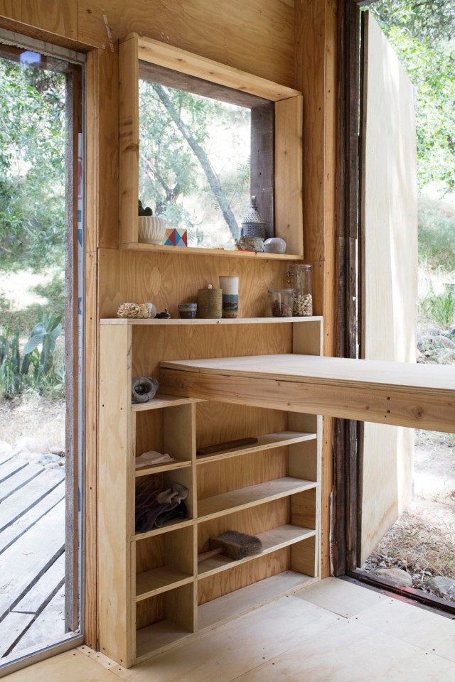 Cabane de bois architecte