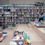 Bookshop Staircase by Plural And TotalStudio