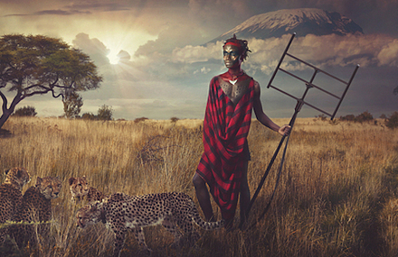 Maasai Warriors by Lee Howell