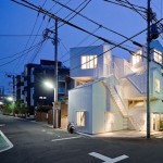 Outside And Inside Staircase by Sou Fujimoto