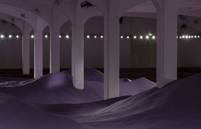Prada SS15 Surreal Purple Dunes