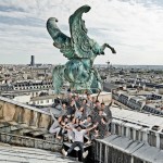 Rooftop Dancers in Paris by JR-11