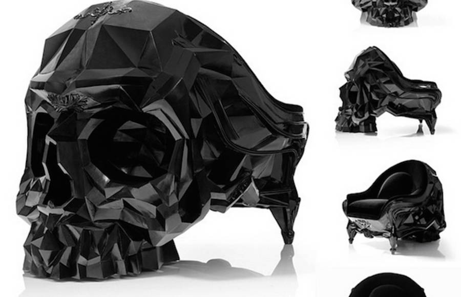Skull Armchair by Harow