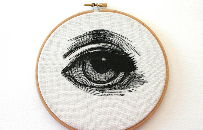 Embroidered Detailed Illustrations