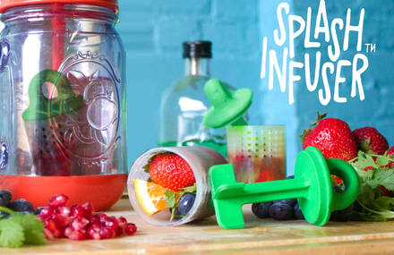Splash Infuser: Rapidly Infuse Your Drinks- Anywhere, Anytime
