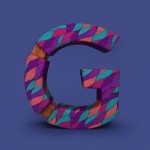 3D Patterned Alphabet-G