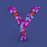 3D Patterned Alphabet-Y