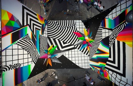 Acid Colors Street Art by Felipe Pantone