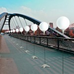 Berlin Wall rebuilt in Glowing Orbs_5