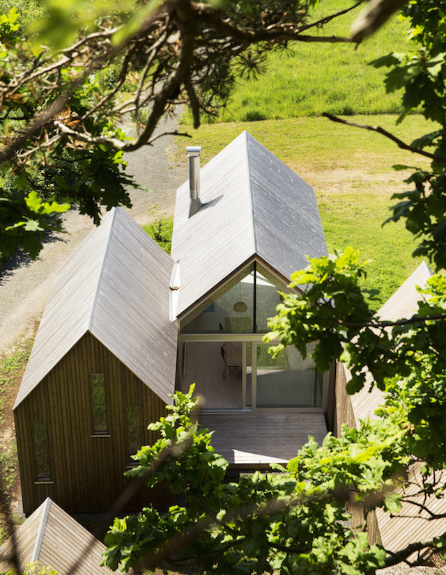 maison en bois modulable extérieur 