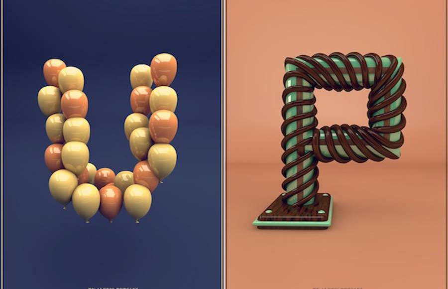 3D Creative Alphabet by Alexis Persani