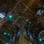 Laser Constellation On A Church's Ceiling-4