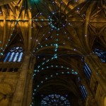 Laser Constellation On A Church's Ceiling-5