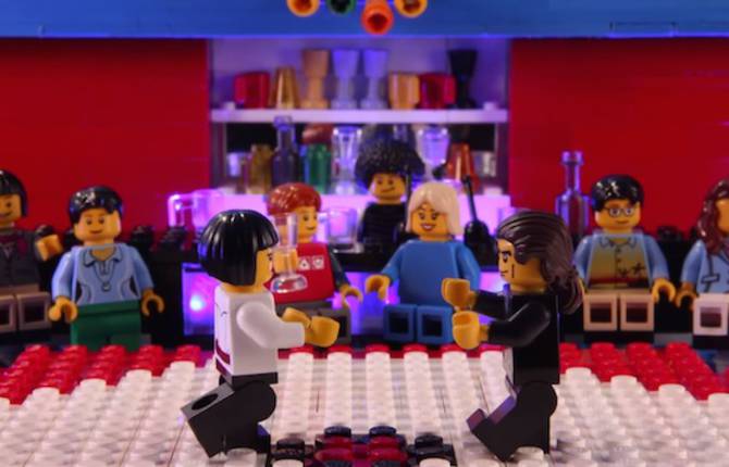 LEGO Reproducing Iconic Movie Scenes