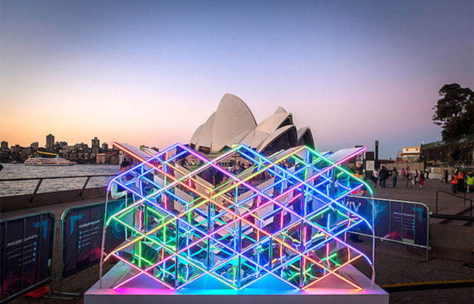 Light Installation For Vivid Sydney