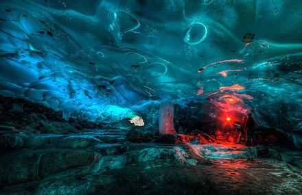 Stunning Alaskan Ice Cave
