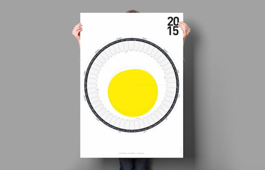 Circular Calendar 2015