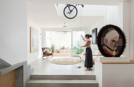 Bicycle Pulley System in Australian House