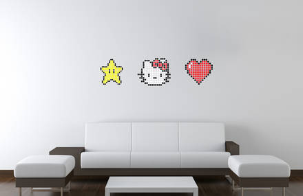 DIY Pixel Art Stickers