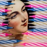 Classical Paintings Covered with Colorful Elements-12