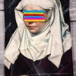 Classical Paintings Covered with Colorful Elements-22