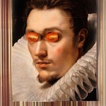 Classical Paintings Covered with Colorful Elements-26