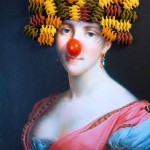 Classical Paintings Covered with Colorful Elements-4