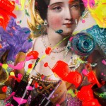 Classical Paintings Covered with Colorful Elements-7