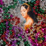 Classical Paintings Covered with Colorful Elements-9