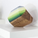 Gradient Painted Piece of Wood-1