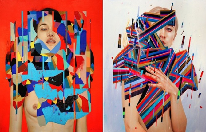 Graphic and Colorful Portraits by Erik Jones
