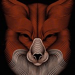 Hypnotic Digital Lines Portraits-10b