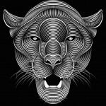 Hypnotic Digital Lines Portraits-3