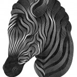 Hypnotic Digital Lines Portraits-8