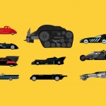 Iconic Batmobiles Illustrations_0