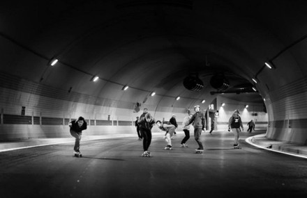Illegal Underground Skateboard in Prague