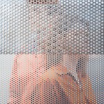 People Behind Perforated Screen-2