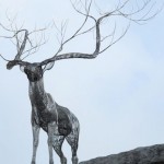Steel Animal Sculptures on The Beach-3