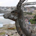 Steel Animal Sculptures on The Beach-4