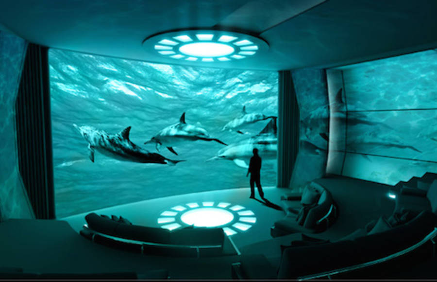 Underwater Theater on a Superyacht