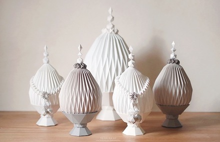 Delicate Papercraft Sculptures