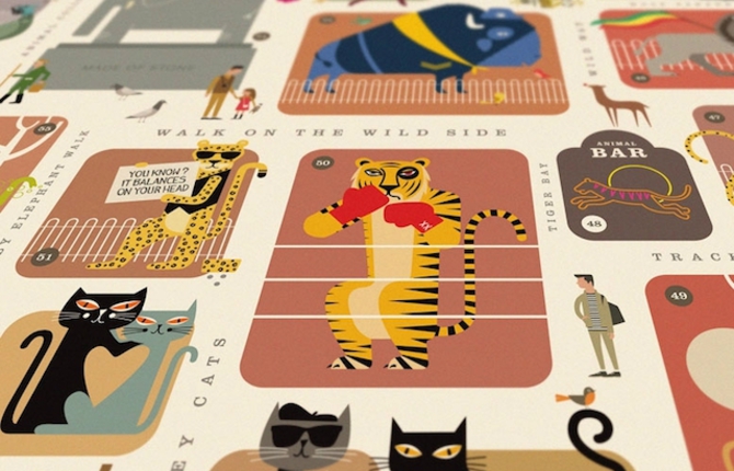 Wild Animals And Music Posters