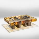 Wood Fossil Coffee Table-1