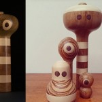 Wooden Robot Figurines-10