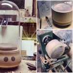 Wooden Robot Figurines-9