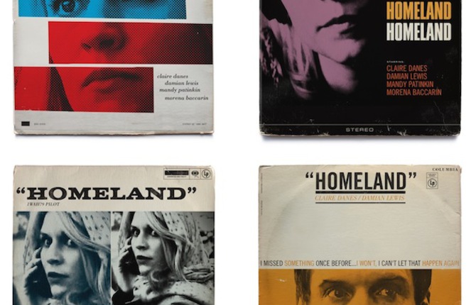 Homeland TV Shows As Jazz Vinyls Covers