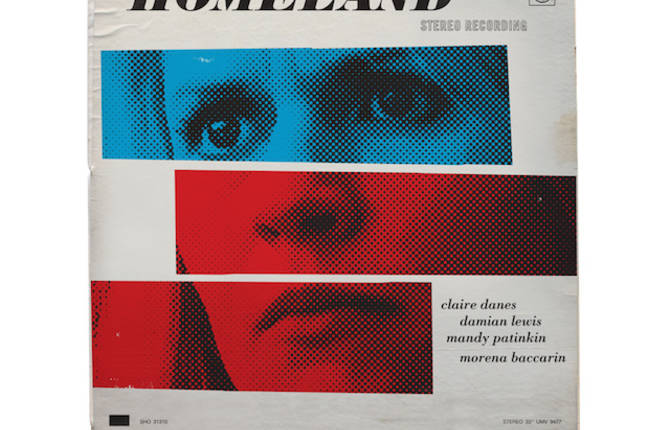 Homeland TV Shows As Jazz Vinyls Covers
