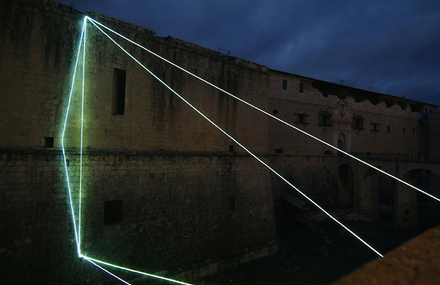 Light Installations by Carlo Bernardini